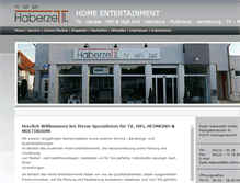Tablet Screenshot of haberzettl-hifi.de